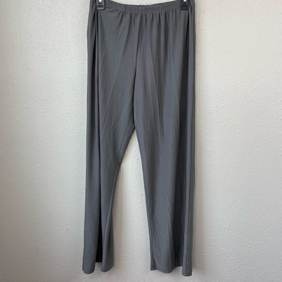 NWT Fashque Womens Gray Polyester Blend Slacks Size M - Picture 1 of 6